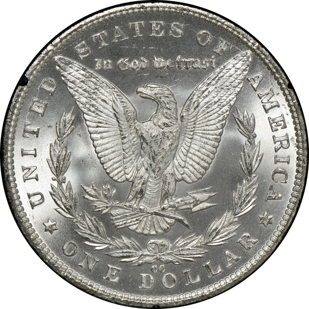 1881-CC GSA MS-63, and an 1883-CC GSA MS-64 PL, both NGC