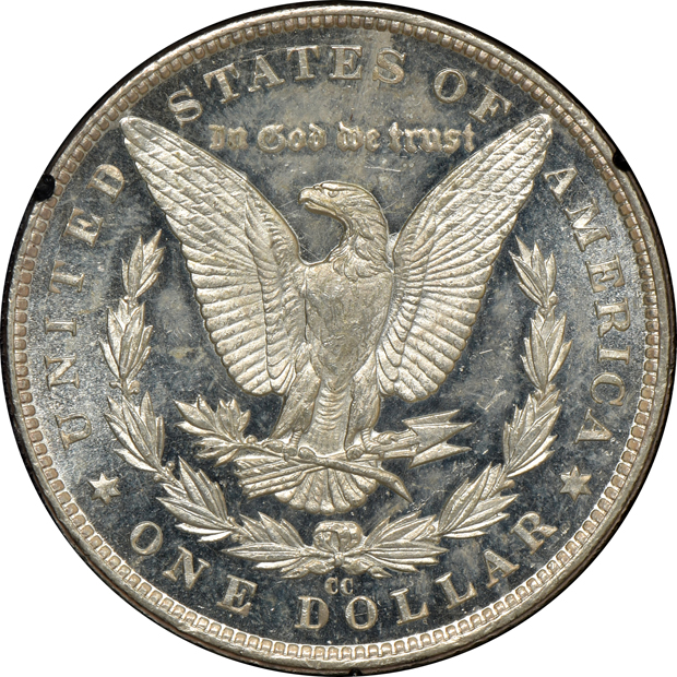 1881-CC GSA MS-63, and an 1883-CC GSA MS-64 PL, both NGC