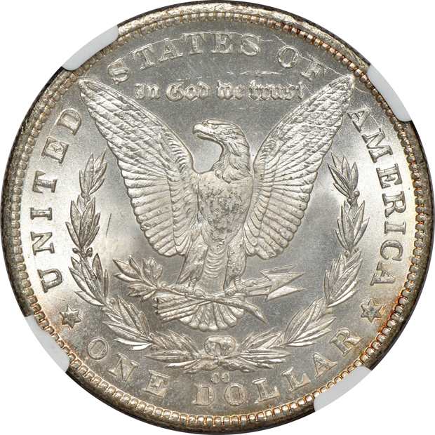 1878-CC MS-62, 1880-CC MS-63, and an 1881-CC MS-64, all NGC