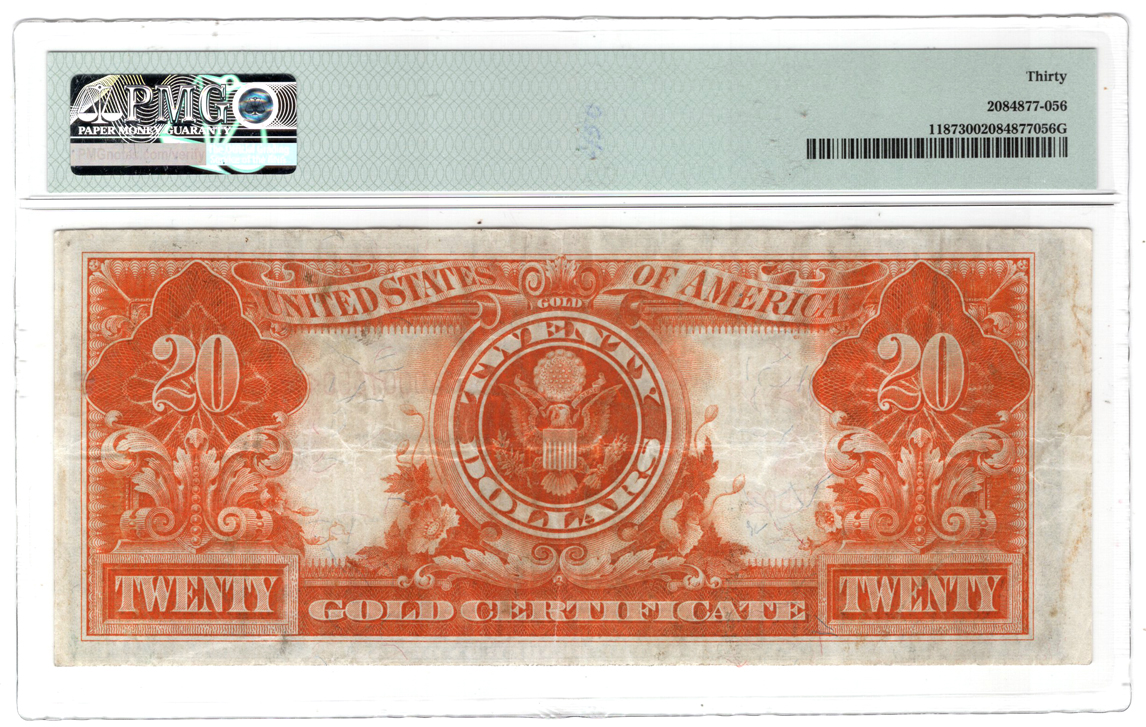 1922 $20 Fr# 1187 - PMG VF-30