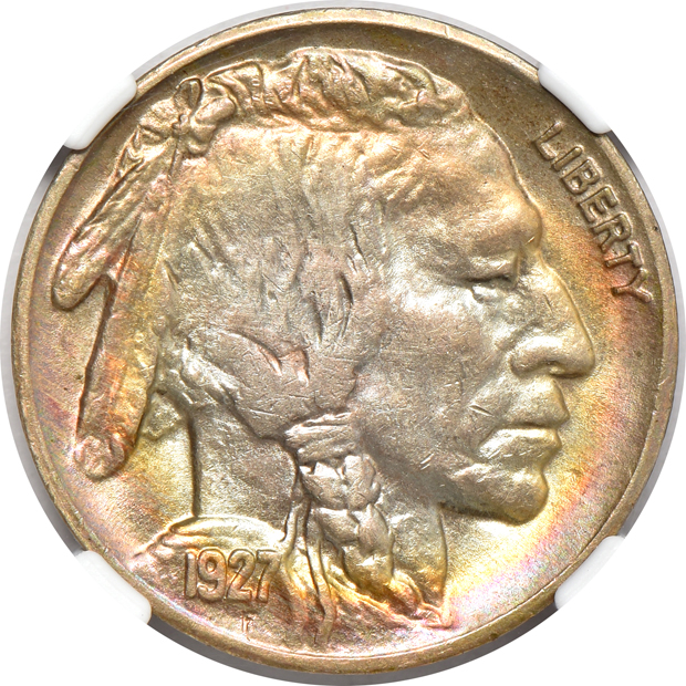 Eight U.S. type coins certified by NGC