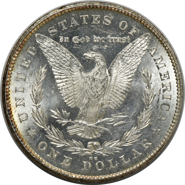 1878-CC, 1881-CC, and an 1885-CC, all Uncirculated, raw