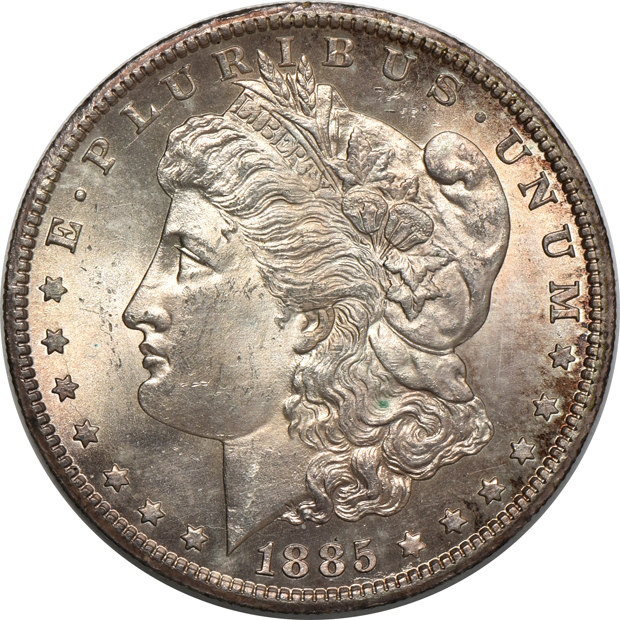 1878-CC, 1881-CC, and an 1885-CC, all Uncirculated, raw