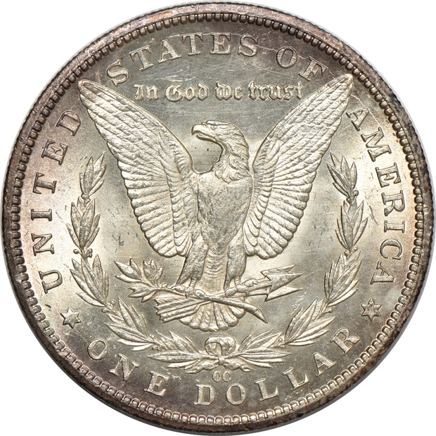 1878-CC, 1881-CC, and an 1885-CC, all Uncirculated, raw