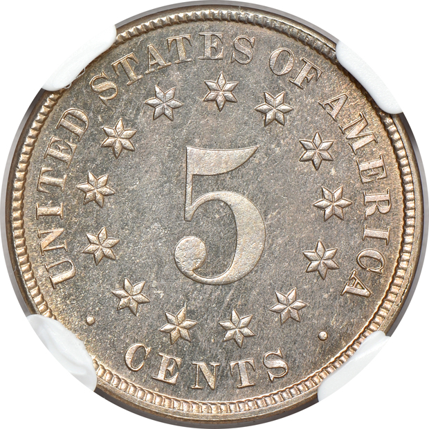 1883 Shield NGC PR-66+