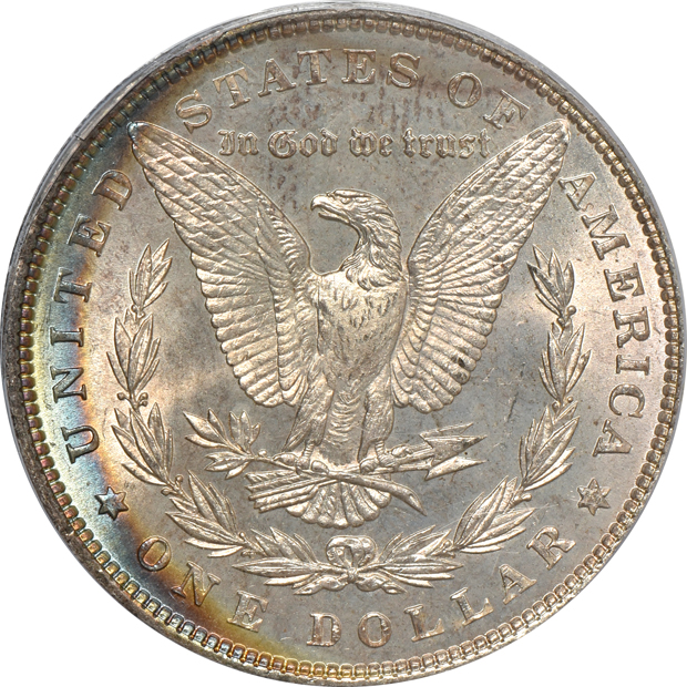 1886 PCGS MS-67 (green label) CAC