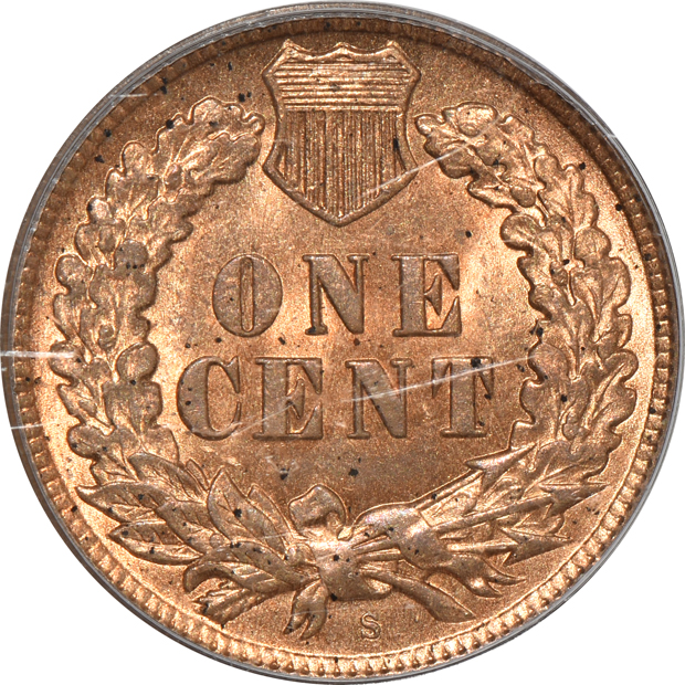 1909-S Indian PCGS MS-64RB