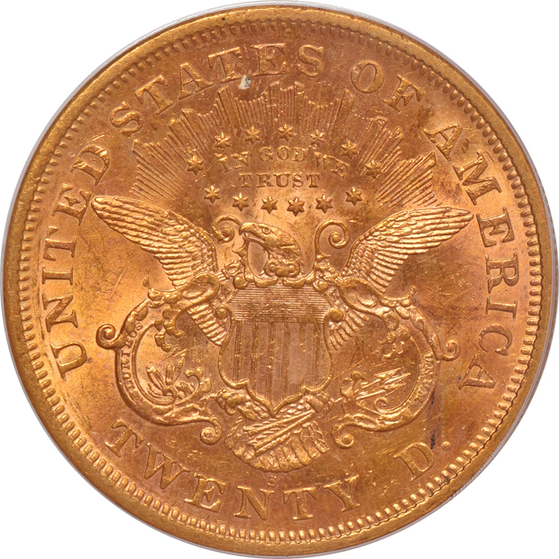 1876-S PCGS AU-58 CAC