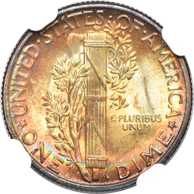 Four Uncirculated certified U.S. type coins, all CAC