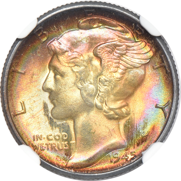 Four Uncirculated certified U.S. type coins, all CAC