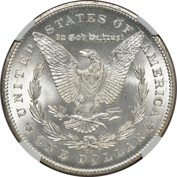 Three 1878-CC MS-63, two NGC, one PCGS