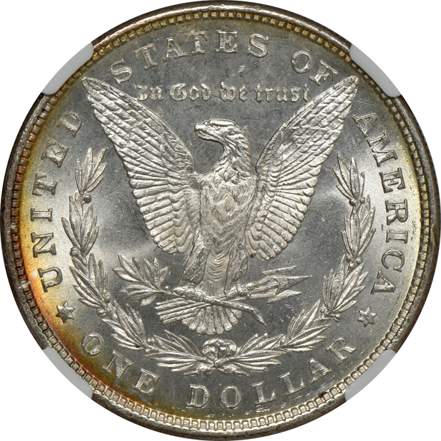 Four 1878 8 TF certified MS-63