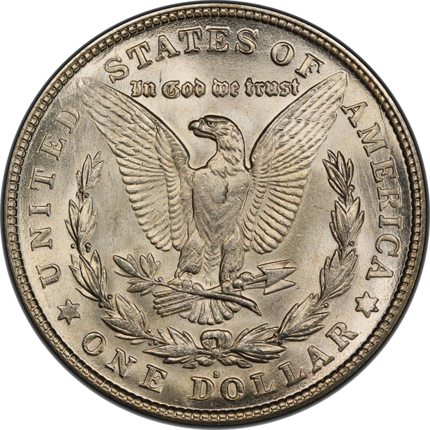 1921-S Morgan PCGS MS-66