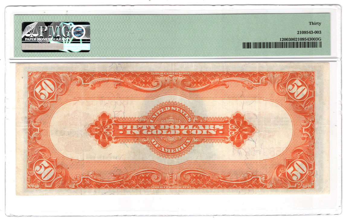 1922 $50 Fr# 1200 - PMG VF-30