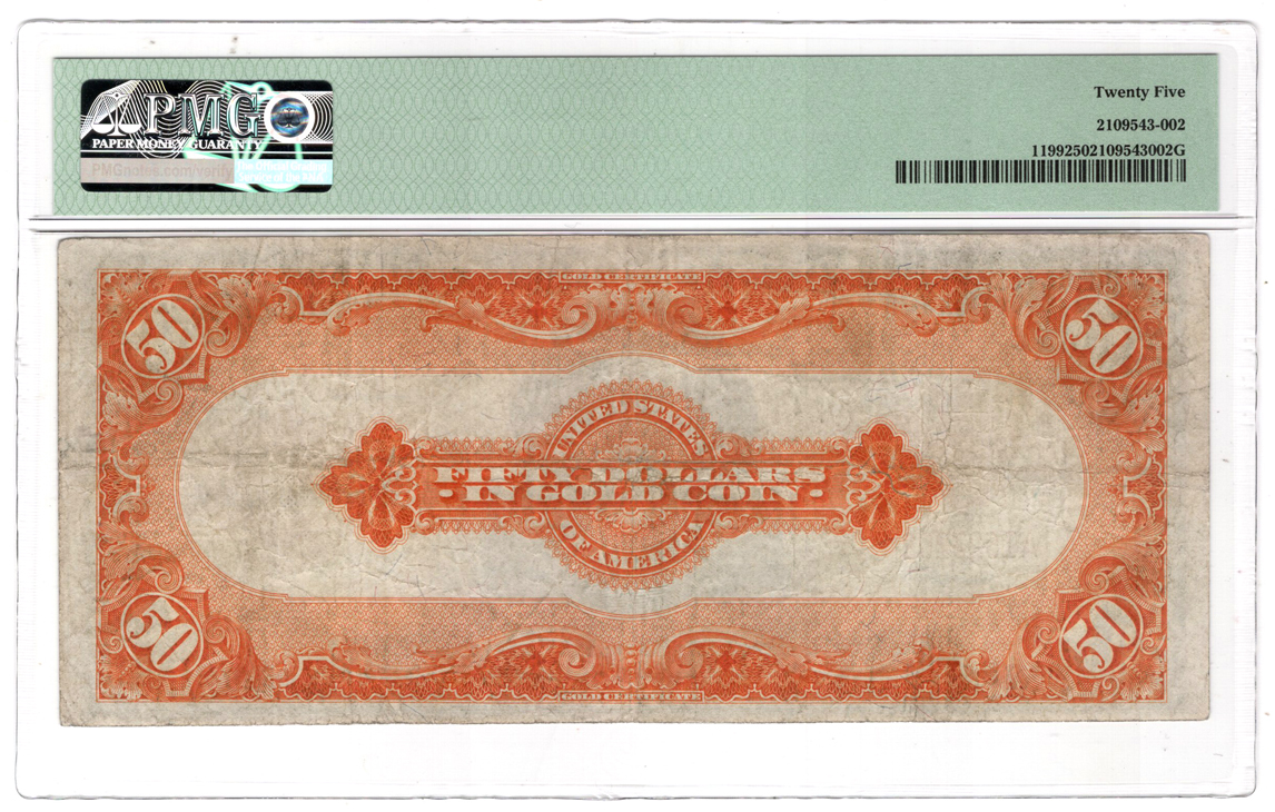 1913 $50 Fr# 1199 - PMG VF-25
