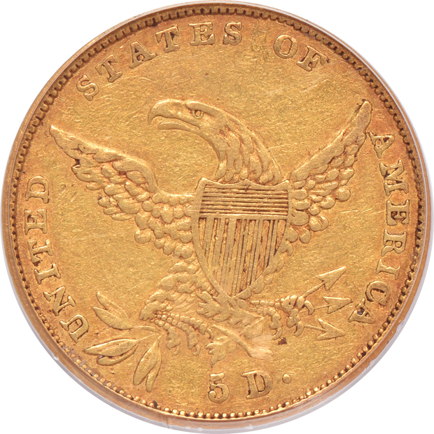 1834 Classic, Cross 4 PCGS Genuine