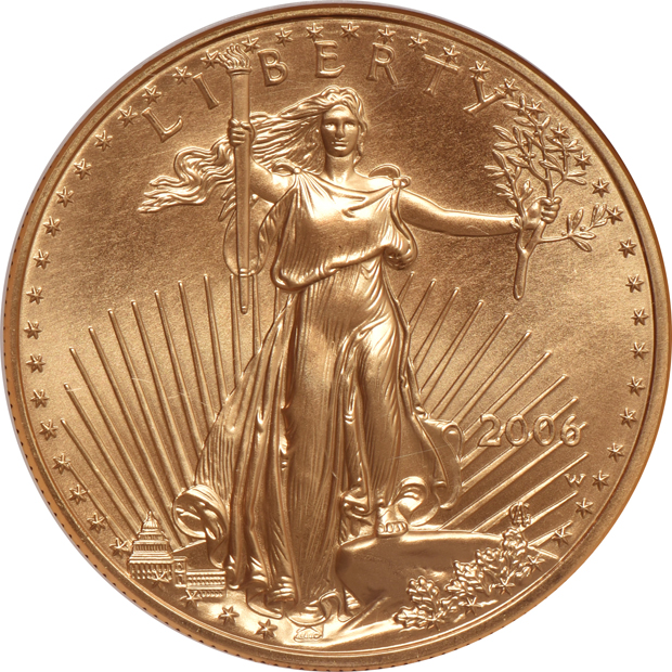 2006 W 20th Anniversary 1oz American Gold Eagle three-coin set, NGC MS-70, PR-70 Ultra Cameo, and Reverse PR-70