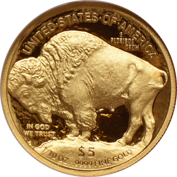 Two 2008-W $5 Buffalo Proof Early Releases NGC PR-70 Ultra Cameo