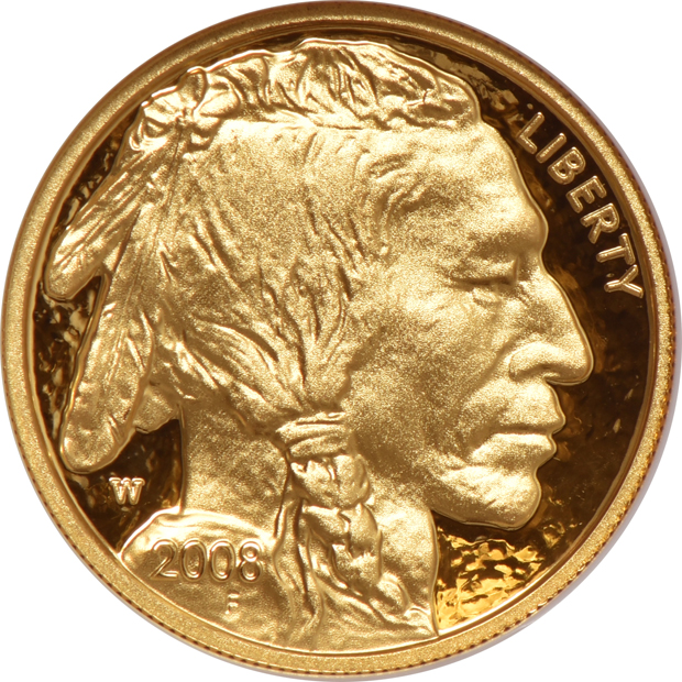 Two 2008-W $5 Buffalo Proof Early Releases NGC PR-70 Ultra Cameo