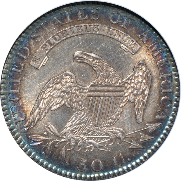 1820/19, Square 2 O-101A NGC MS-62