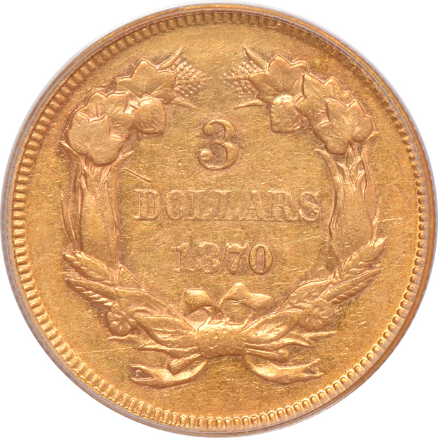 1870 PCGS AU-50