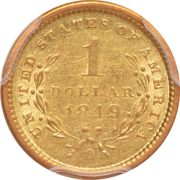 1849-O PCGS AU-55
