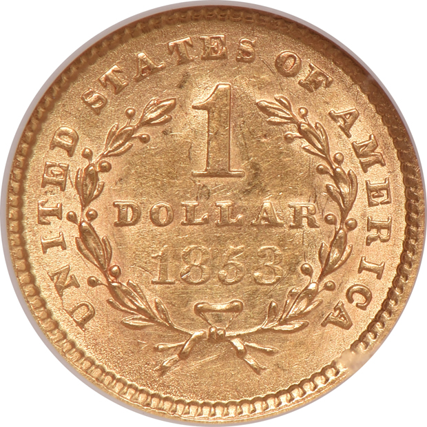 1851-O AU-53, 1852 AU-58, and an 1853 AU-58, all NGC