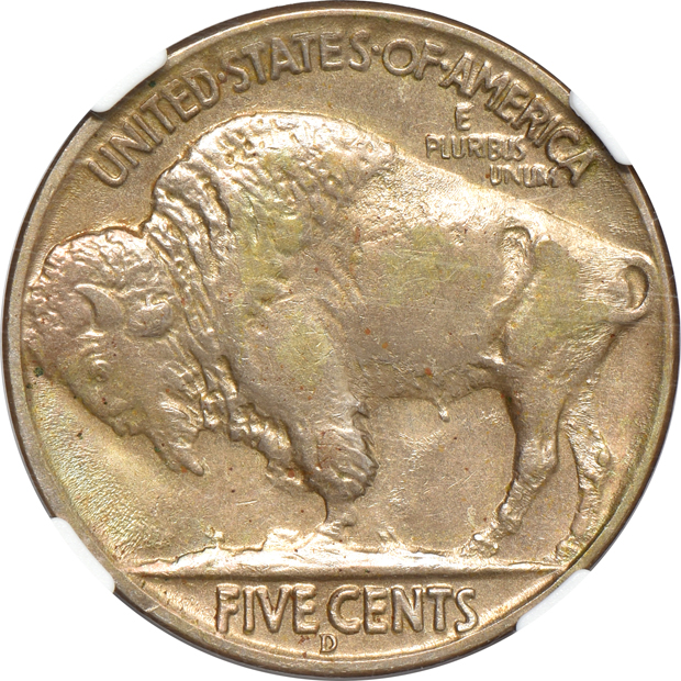 1937-D 3 Legged NGC AU-58