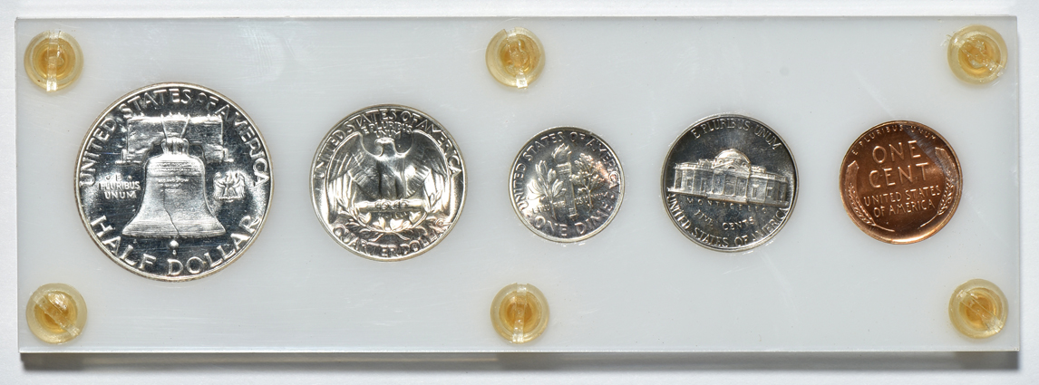 Three 1951 Proof Sets in Capital Plastic holders