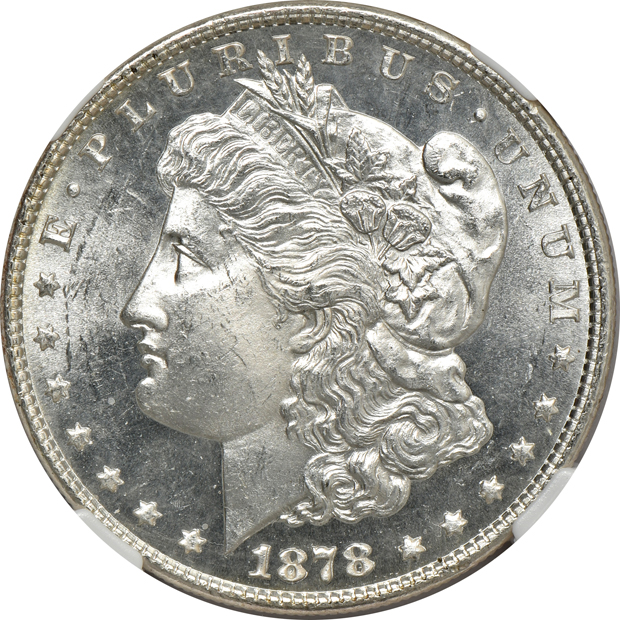 1878 8 TF VAM-19 NGC, and an 1878 8 TF PCGS, both MS-64