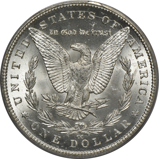 1885-CC PCGS MS-65 (green label)