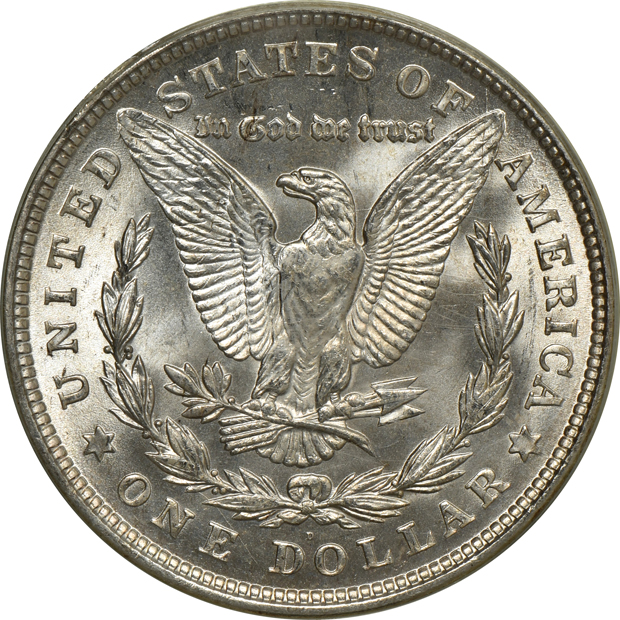 1921 and 1921-D Morgan, both PCGS MS-65 (green label)