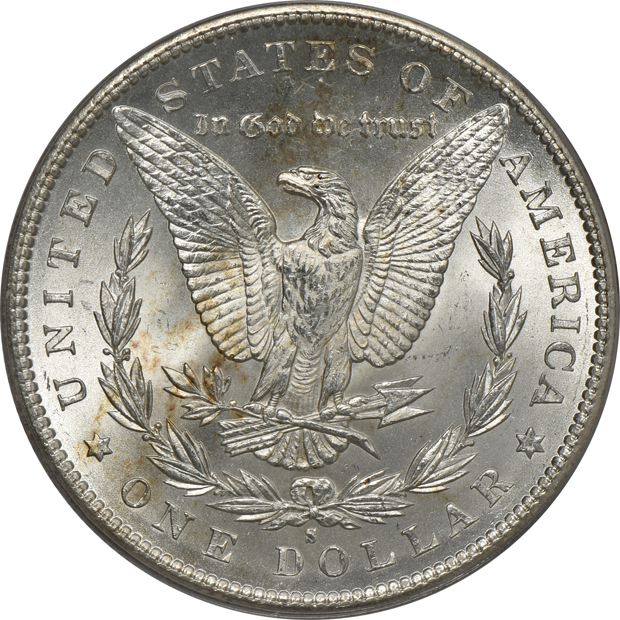 1897 and 1897-S, both PCGS MS-65 (green label)