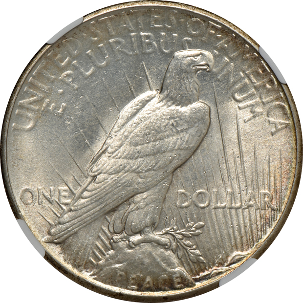 1922-S MS-62, 1923-S MS-63, and a 1927 MS-64, all NGC
