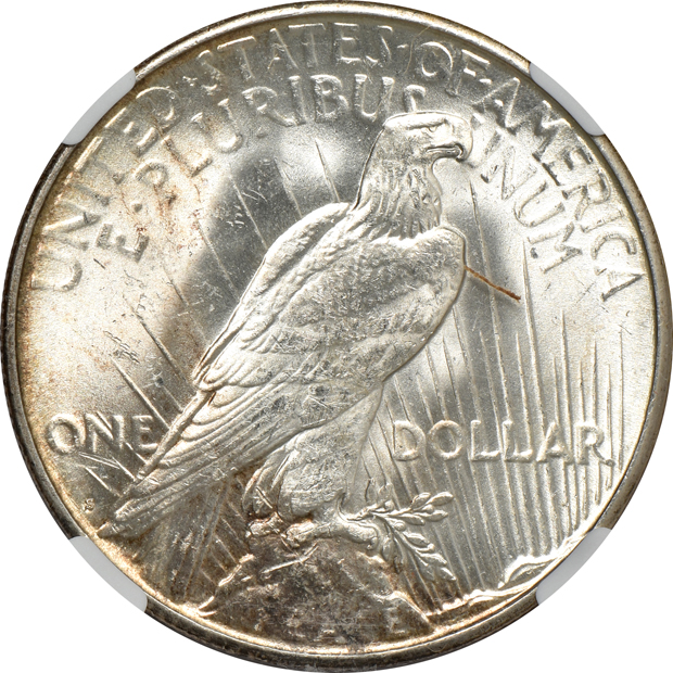 1922-S MS-62, 1923-S MS-63, and a 1927 MS-64, all NGC