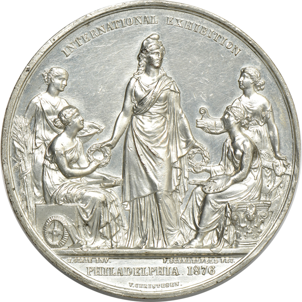 Pair of 19th century medals
