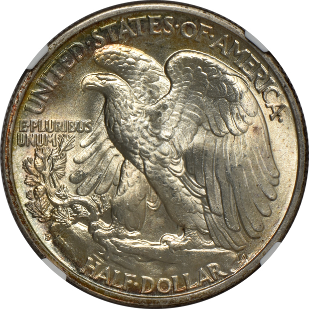 1917 MS-64, 1934 MS-63, and a 1936-D MS-64 CAC, all NGC