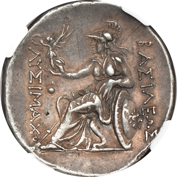Ancient Greece - Kingdom of Thrace - 305-281 BC tetradrachm - BC NGC XF