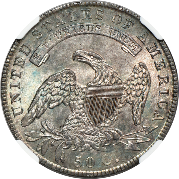 1836 Lettered Edge NGC MS-62