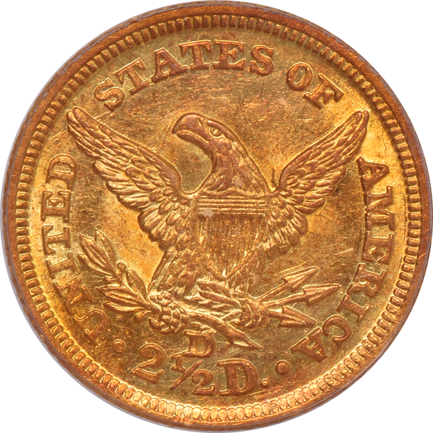 1845-D PCGS MS-61