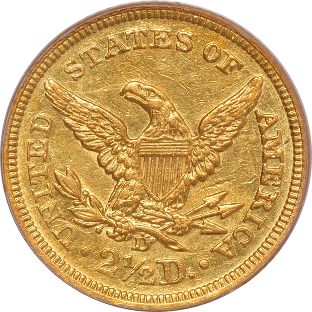 1841-D PCGS AU-53