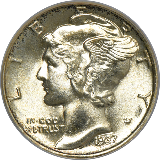 1937, 1938, and 1939-D (green label), all PCGS MS-67FB CAC
