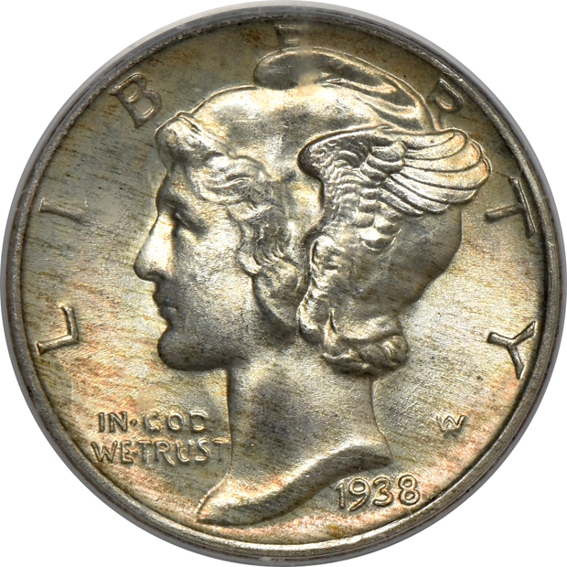1937, 1938, and 1939-D (green label), all PCGS MS-67FB CAC