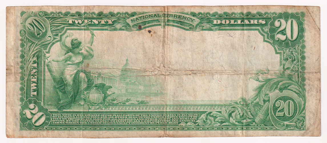 1902 $20 Blue Seal - Grand Tower, IL Charter #7712 - VF