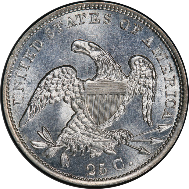 1831 Large Letters PCGS MS-64+PL