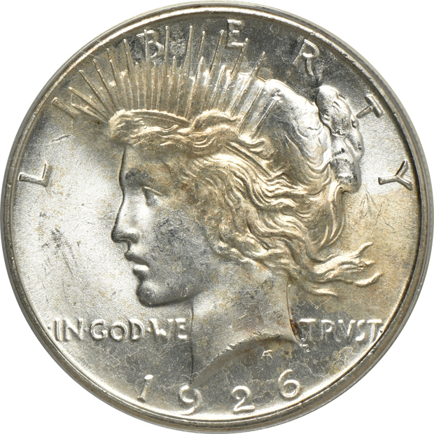 1926-S MS-64, and a 1935 MS-64 CAC, both PCGS (green label)