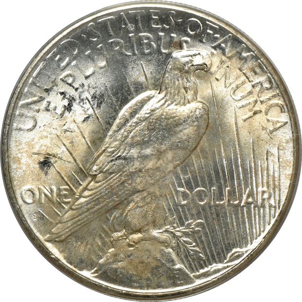 1926-S MS-64, and a 1935 MS-64 CAC, both PCGS (green label)
