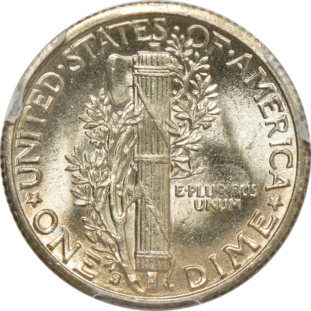 1916-S Mercury MS-63FB, plus two 1916-S Mercury MS-64FB, all PCGS