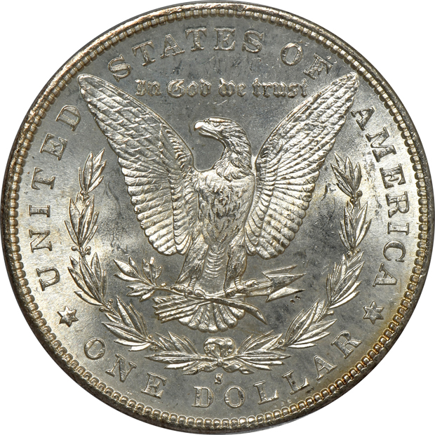 Three toned 1881-S.  One MS-64 and two MS-65, all PCGS CAC