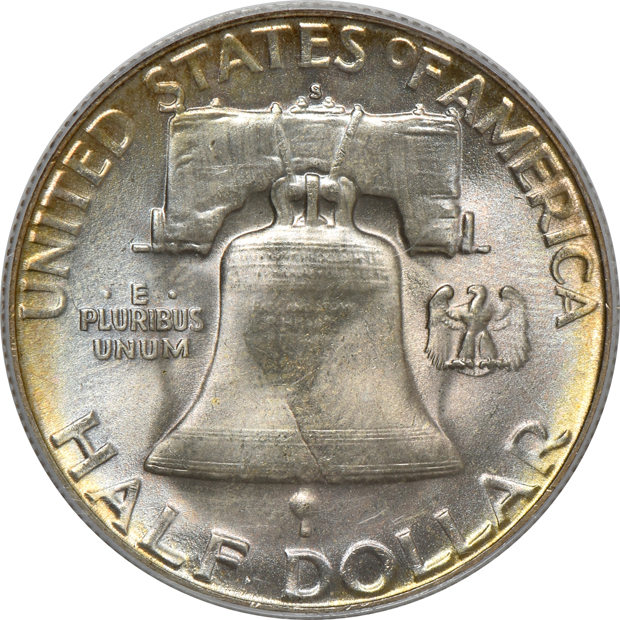 1949-D MS965, 1949-S MS-66, and a 1952-S MS-66, all PCGS CAC